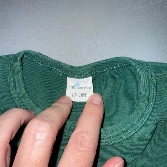 Stylish Green Button-Up Kids Dress - Picture 2 of 2